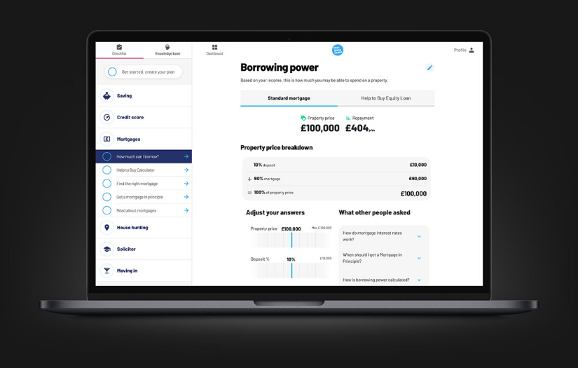 Developing a SaaS platform that assists UK homebuyers screenshot 1